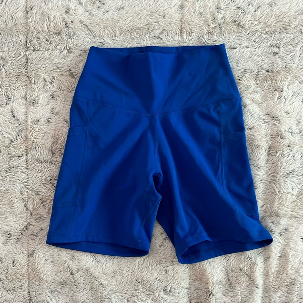 colorfulkoala blue biker shorts